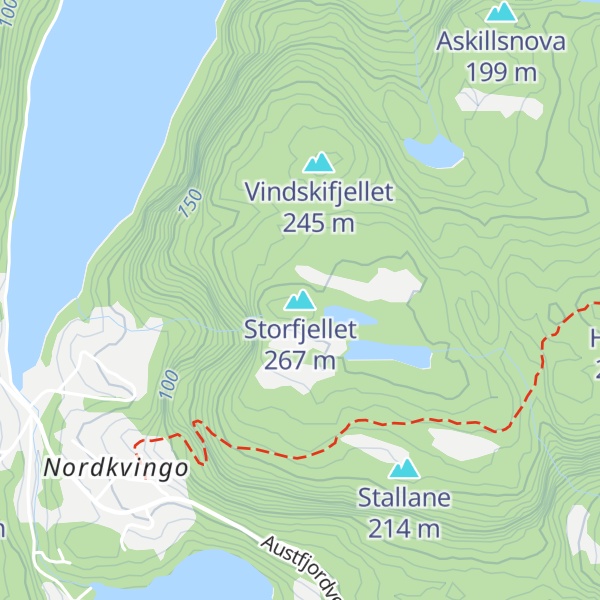 Map of Storfjellet