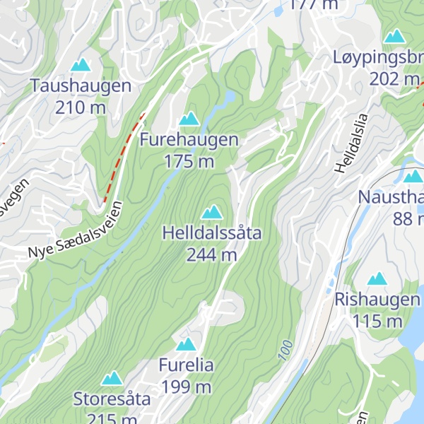 Map of Helldalssåta