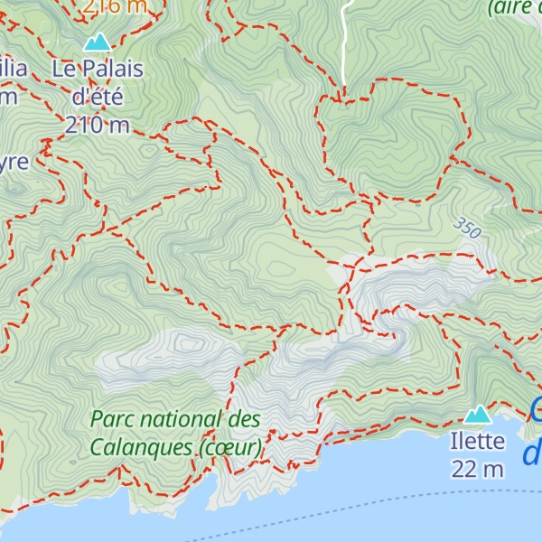 Map of Signal Sud de l'Homme Mort