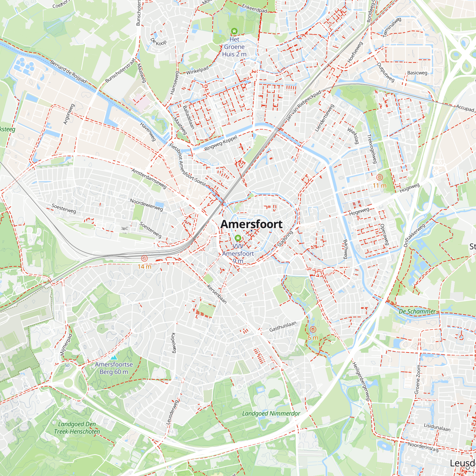 VVV Amersfoort map