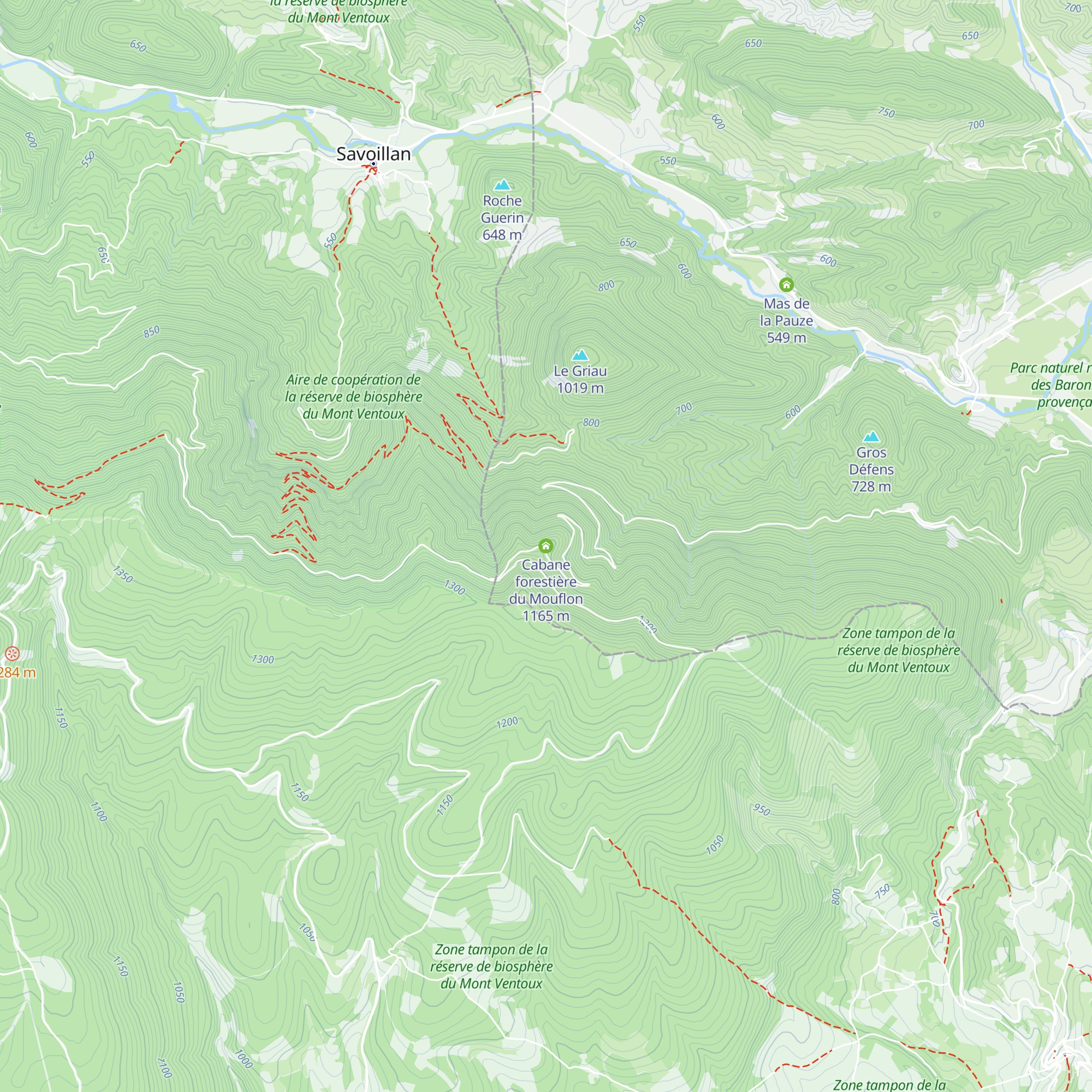 Cabane forestière du Mouflon map
