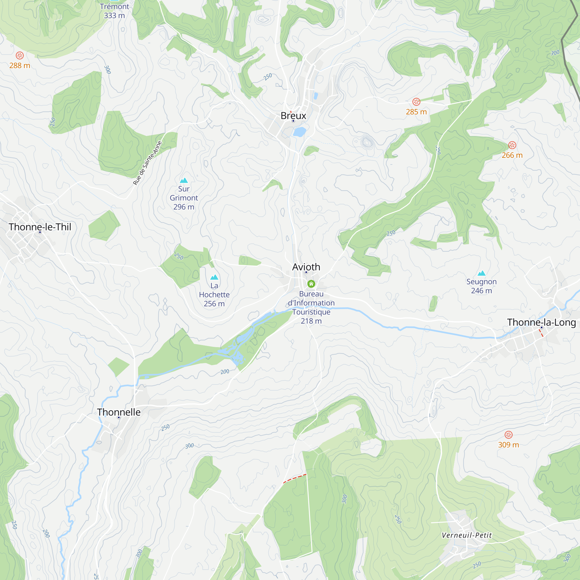 Cabane Etage map