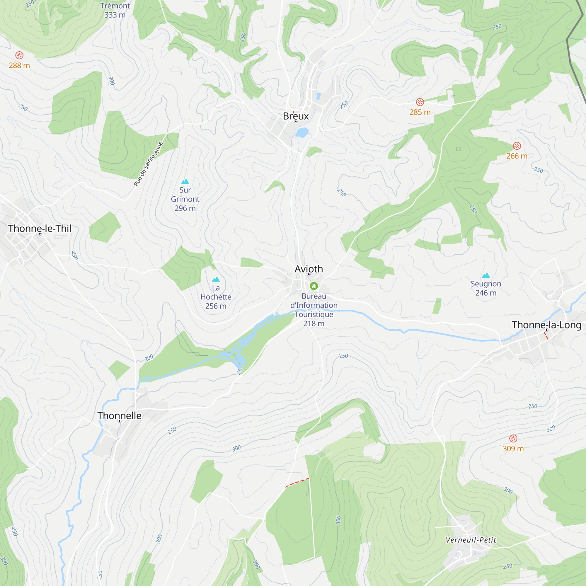 Cabane Rivière map