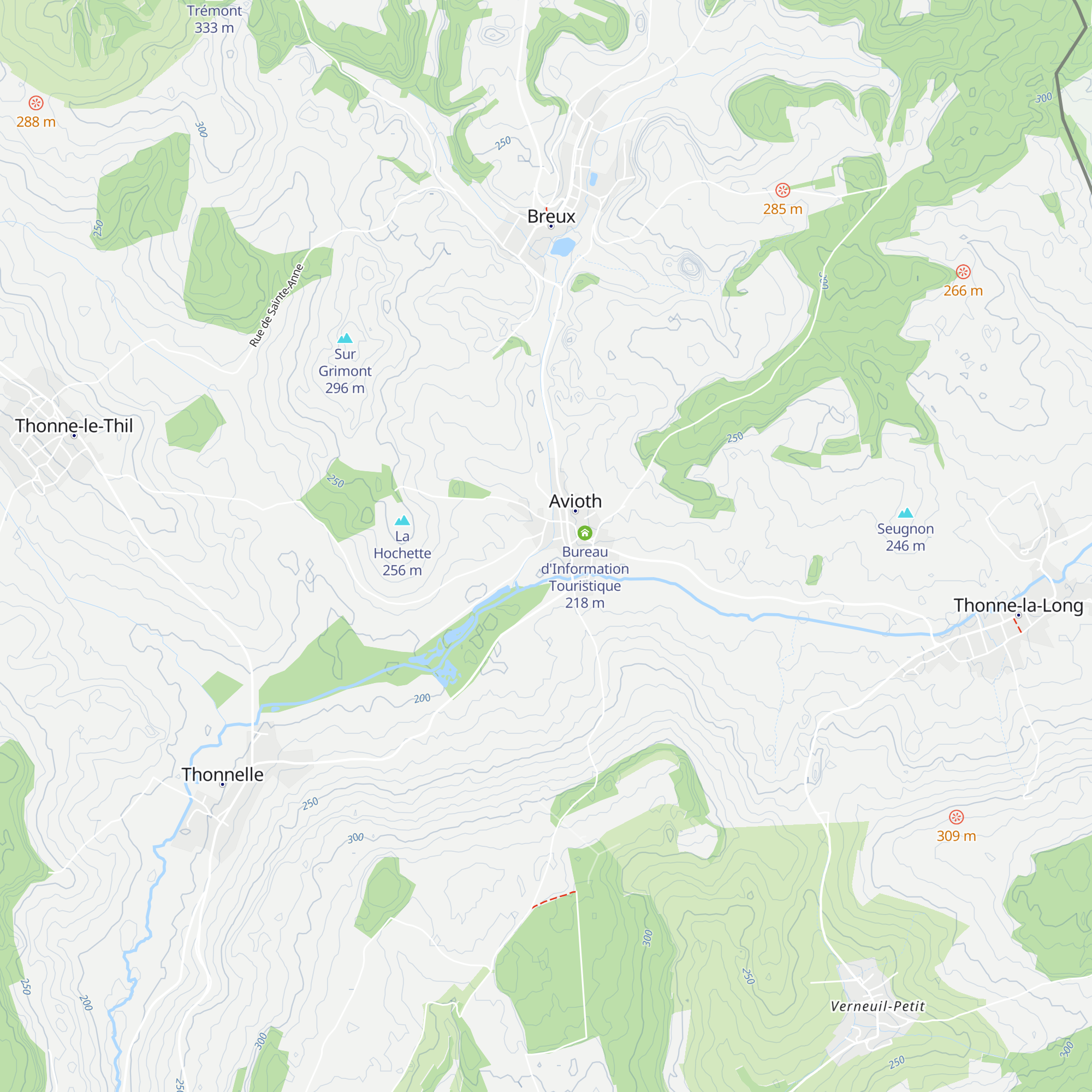 Cabane Rivière map