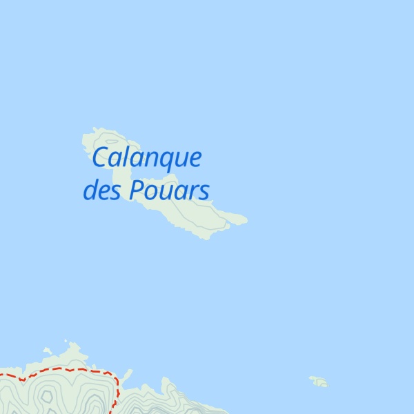 Map of Sommet de l'Île Plane