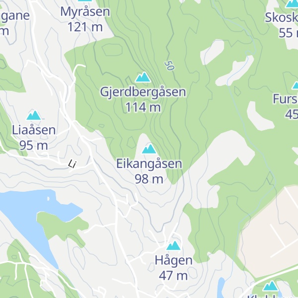 Map of Eikangåsen