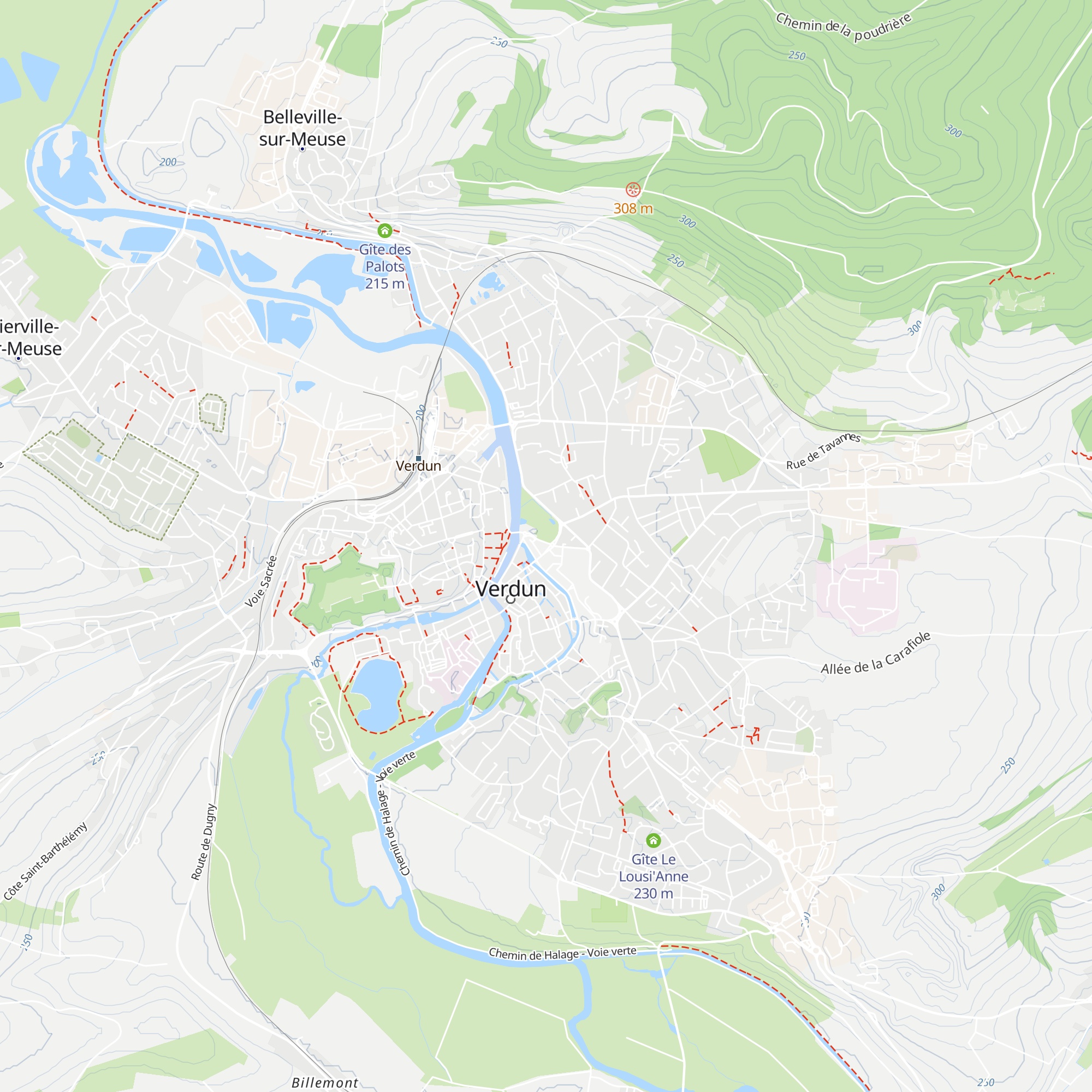Gîte Madiba map