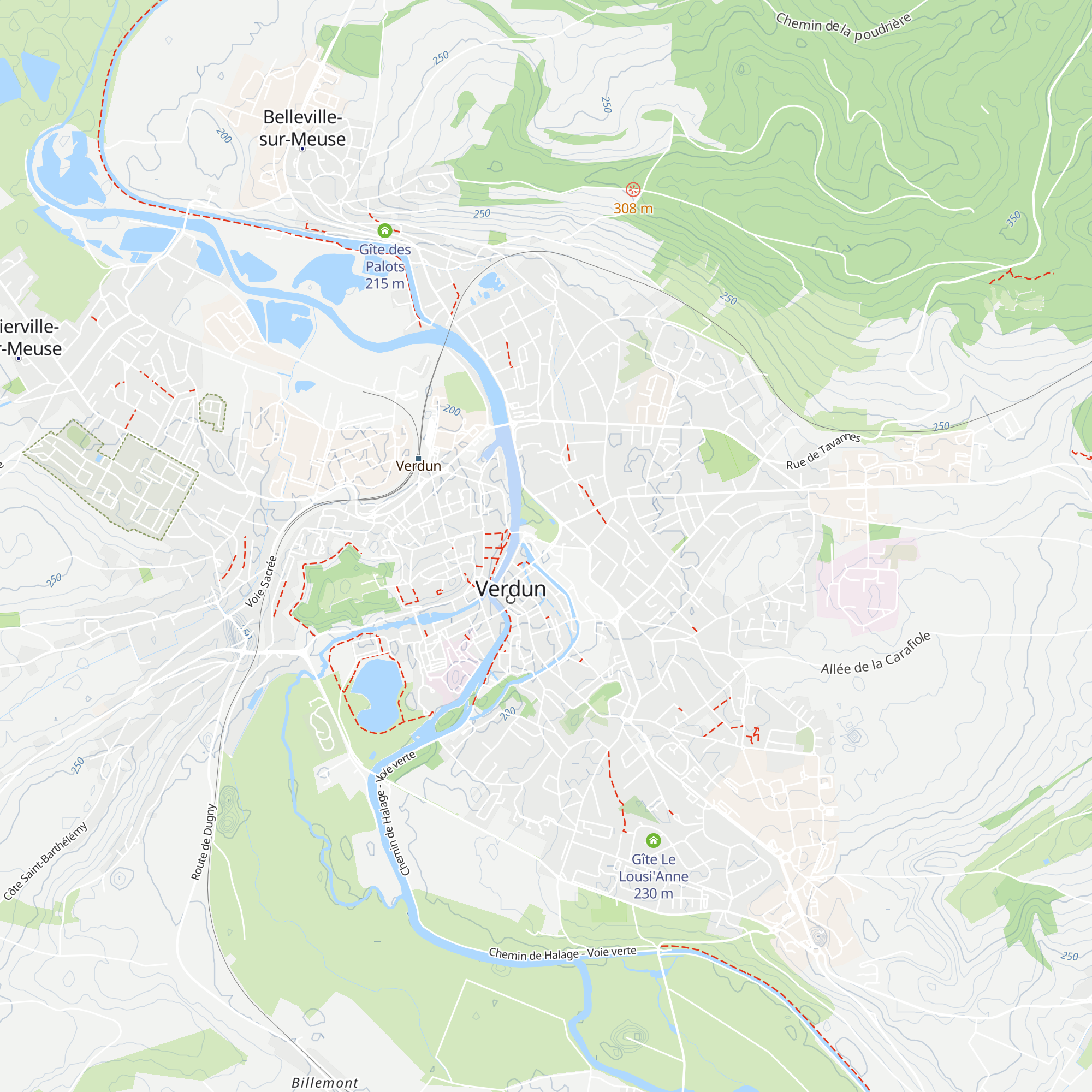 Gîte Madiba map