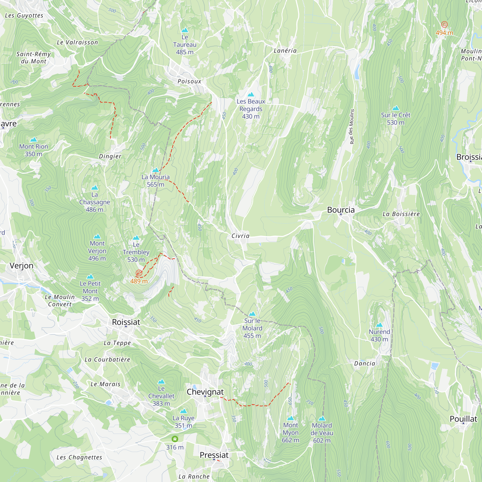 Gîte d'étape map