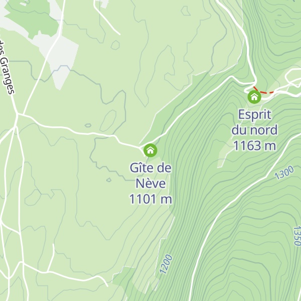 Map of Gîte de Nève