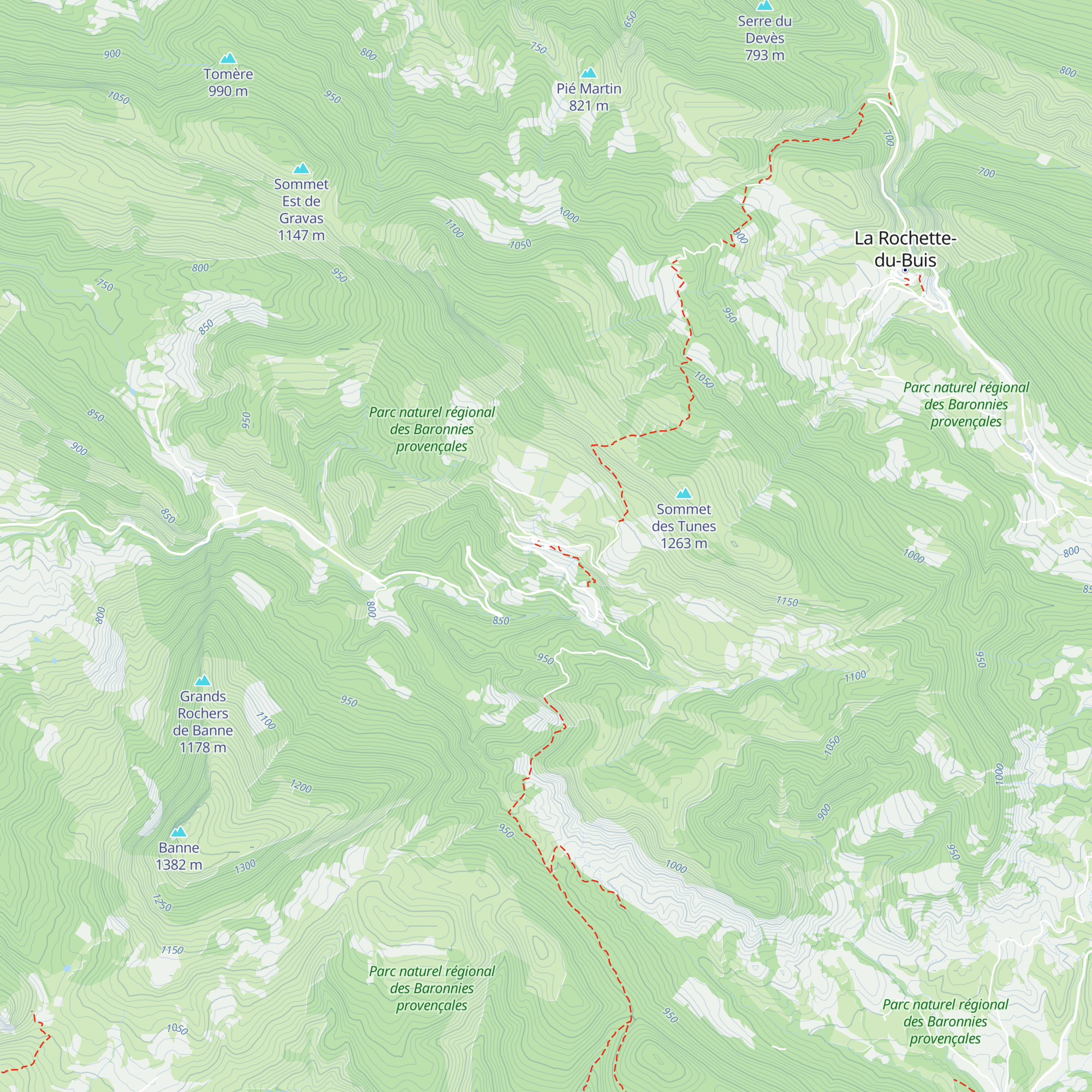 Gîte d'étape map