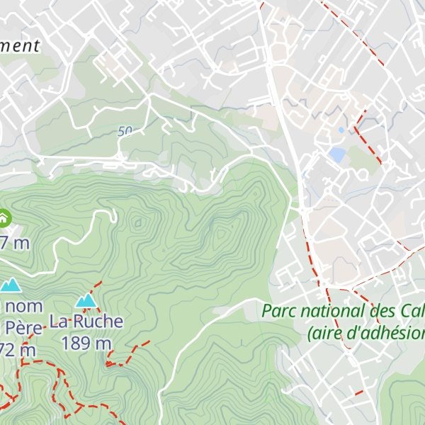 Map of Le Lys