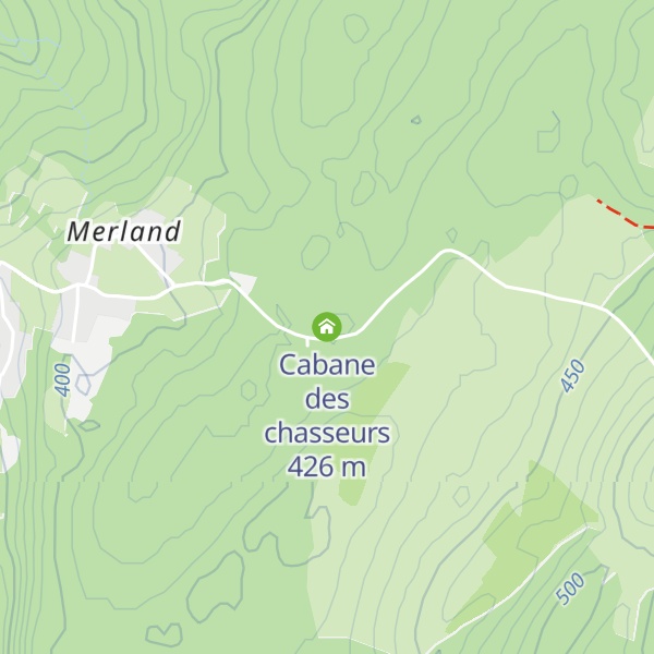 Map of Cabane des chasseurs