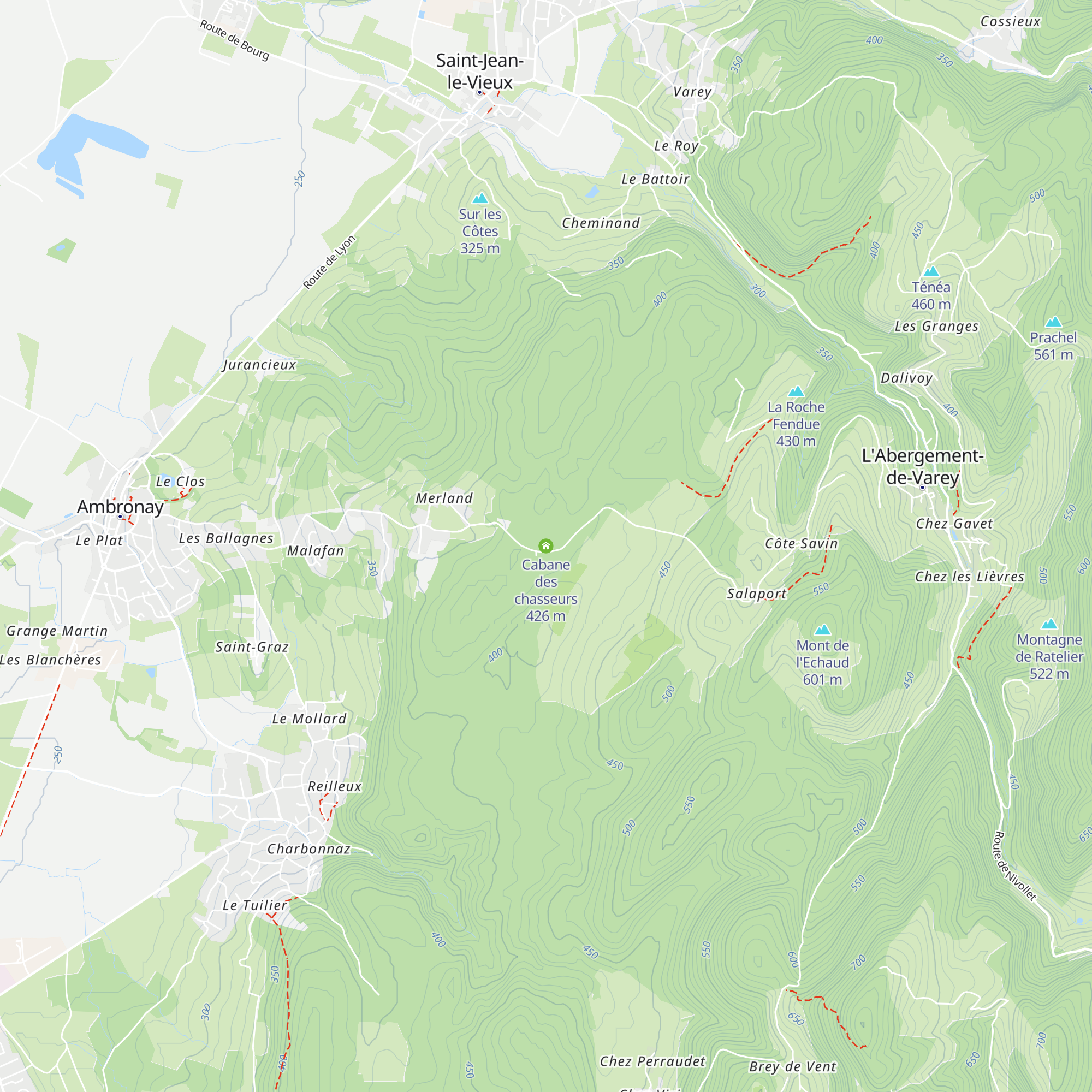 Cabane des chasseurs map