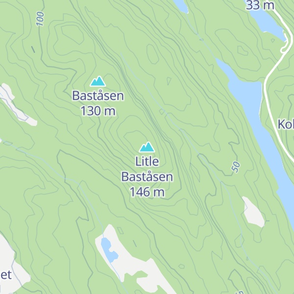 Map of Litle Baståsen