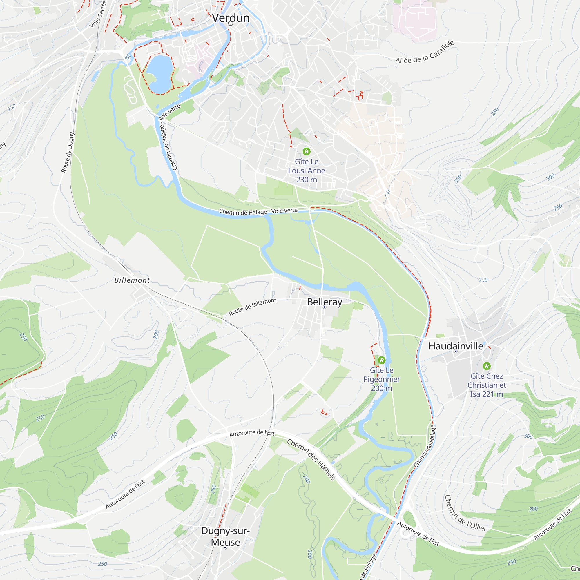 Gîte du Patureau map