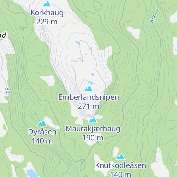 Map of Emberlandsnipen