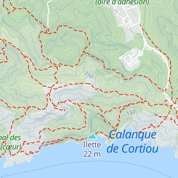 Map of Signal Est de l'Homme Mort