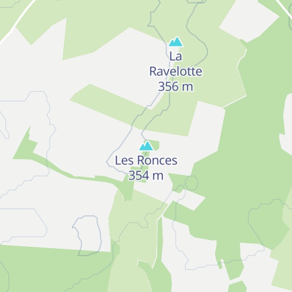 Map of Les Ronces