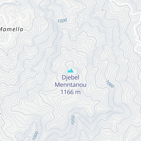 Map of Djebel Menntanou