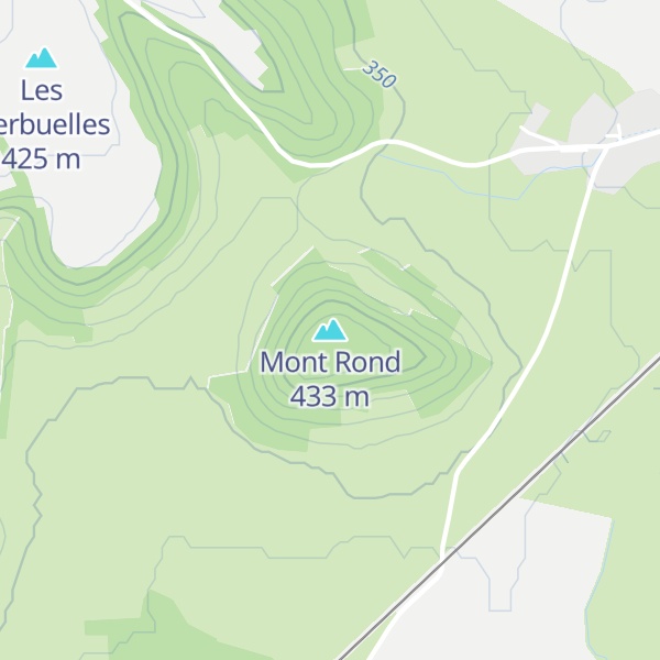 Map of Mont Rond