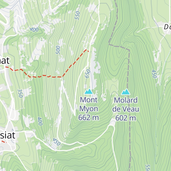 Map of Refuge du Mont Myon