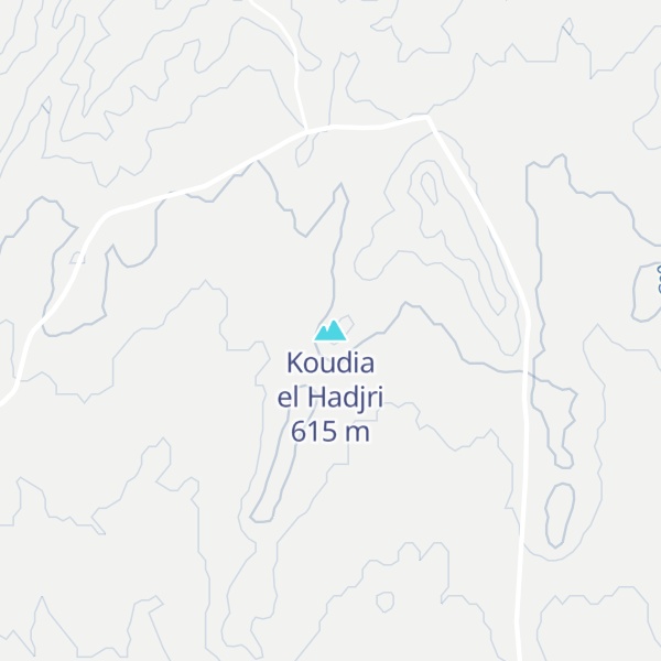 Map of Koudia el Hadjri
