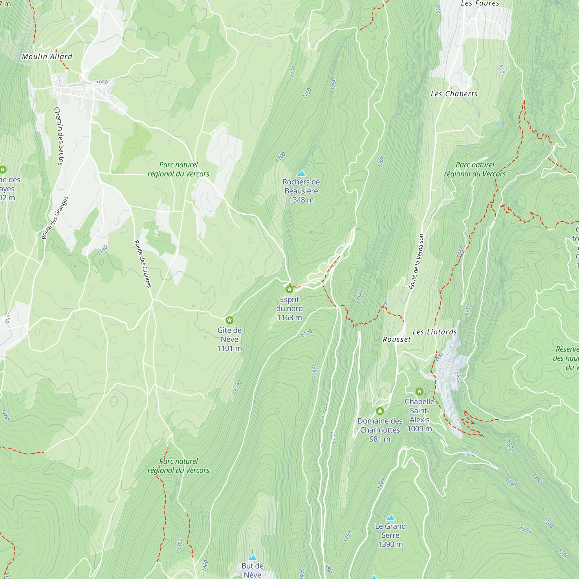 Esprit du nord map