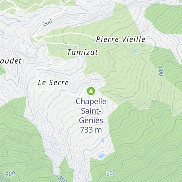Map of Chapelle Saint-Geniès