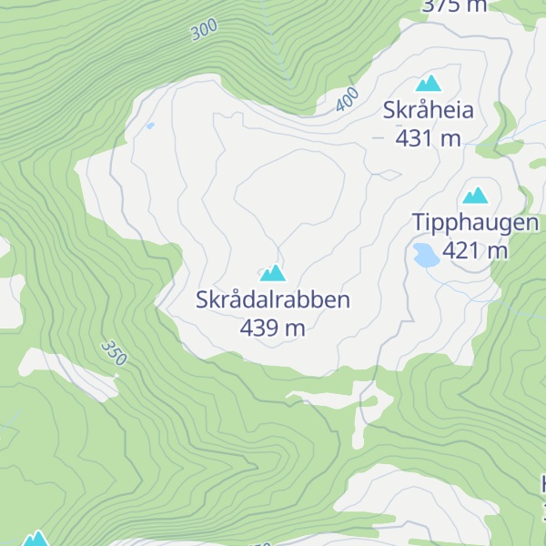 Map of Skrådalrabben