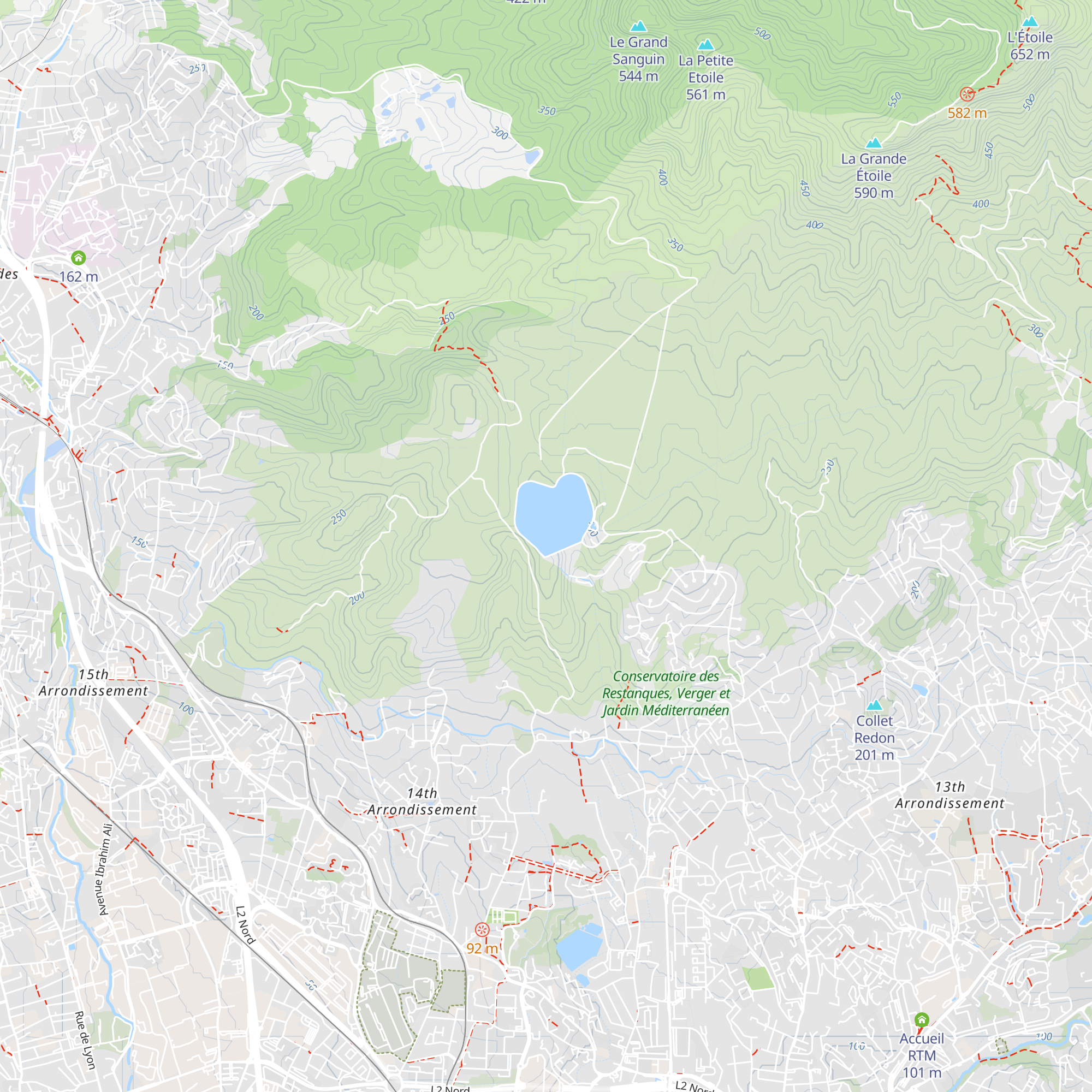 Prise d'eau map