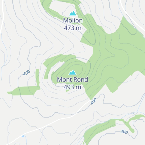 Map of Mont Rond