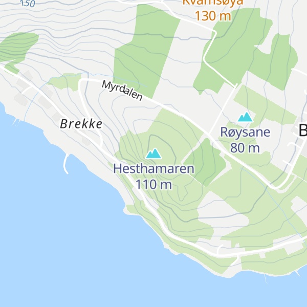 Map of Hesthamaren