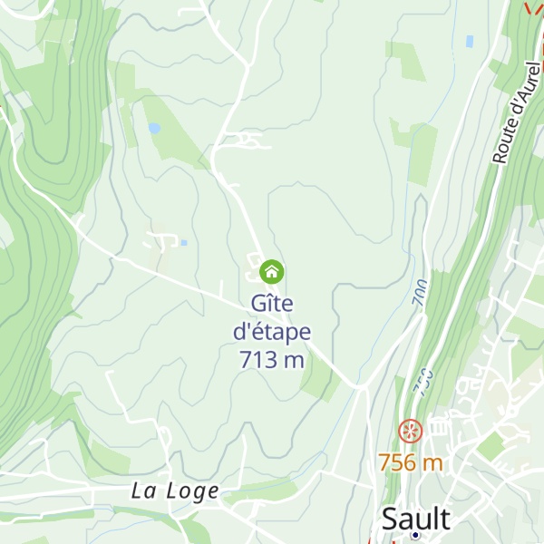 Map of Gîte d'étape
