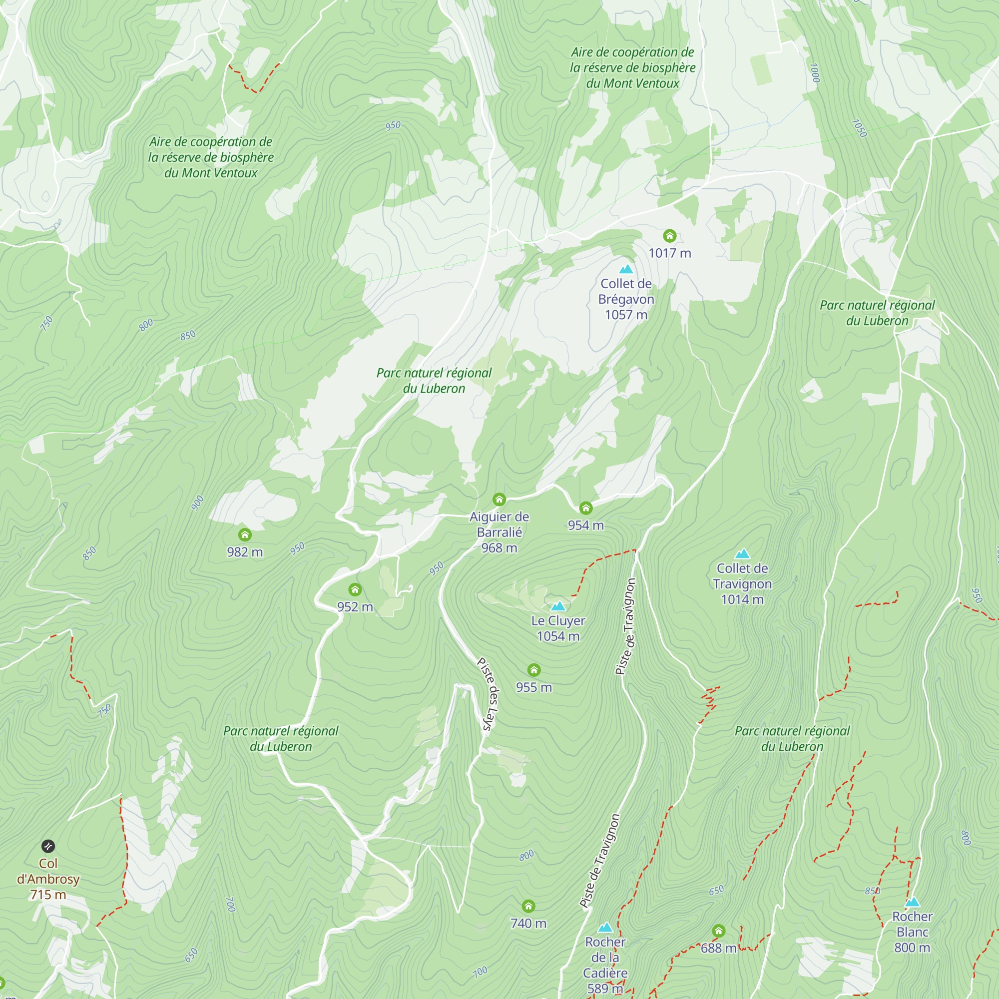 Aiguier de Barralié map