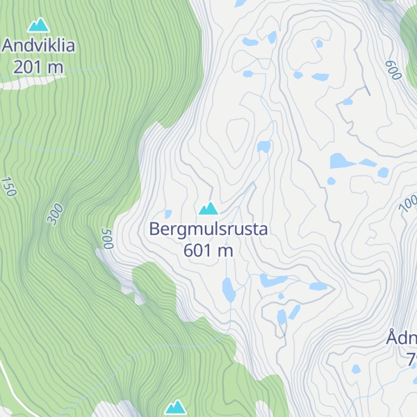 Map of Bergmulsrusta