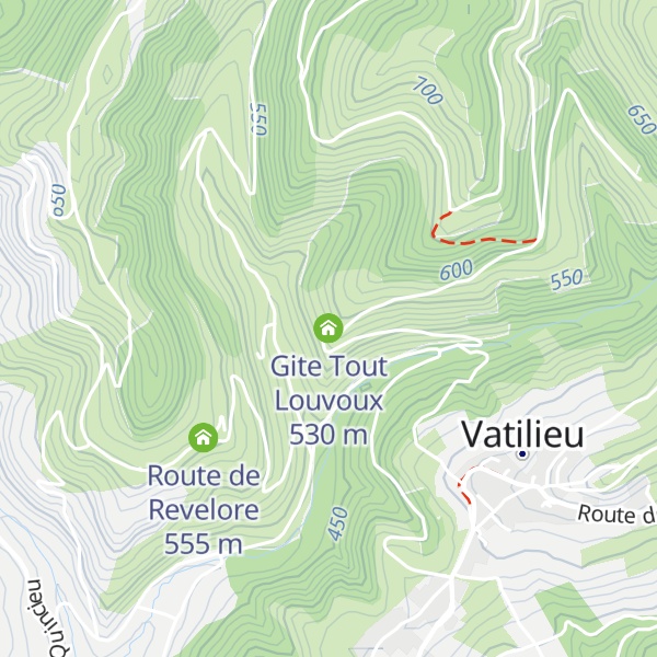 Map of Gite Tout Louvoux