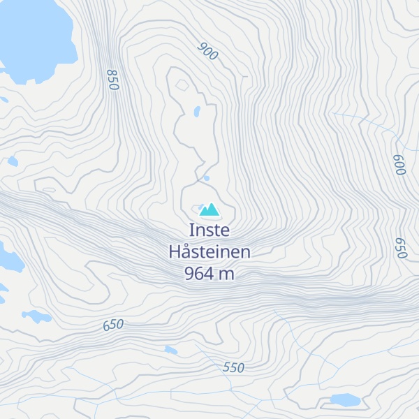 Map of Inste Håsteinen