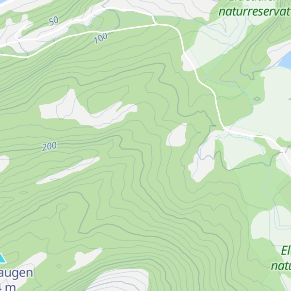 Map of Nybruhaugane