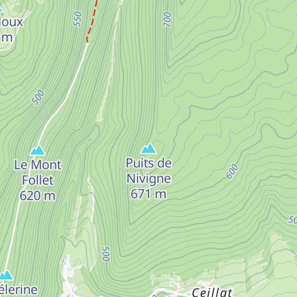 Map of Puits de Nivigne