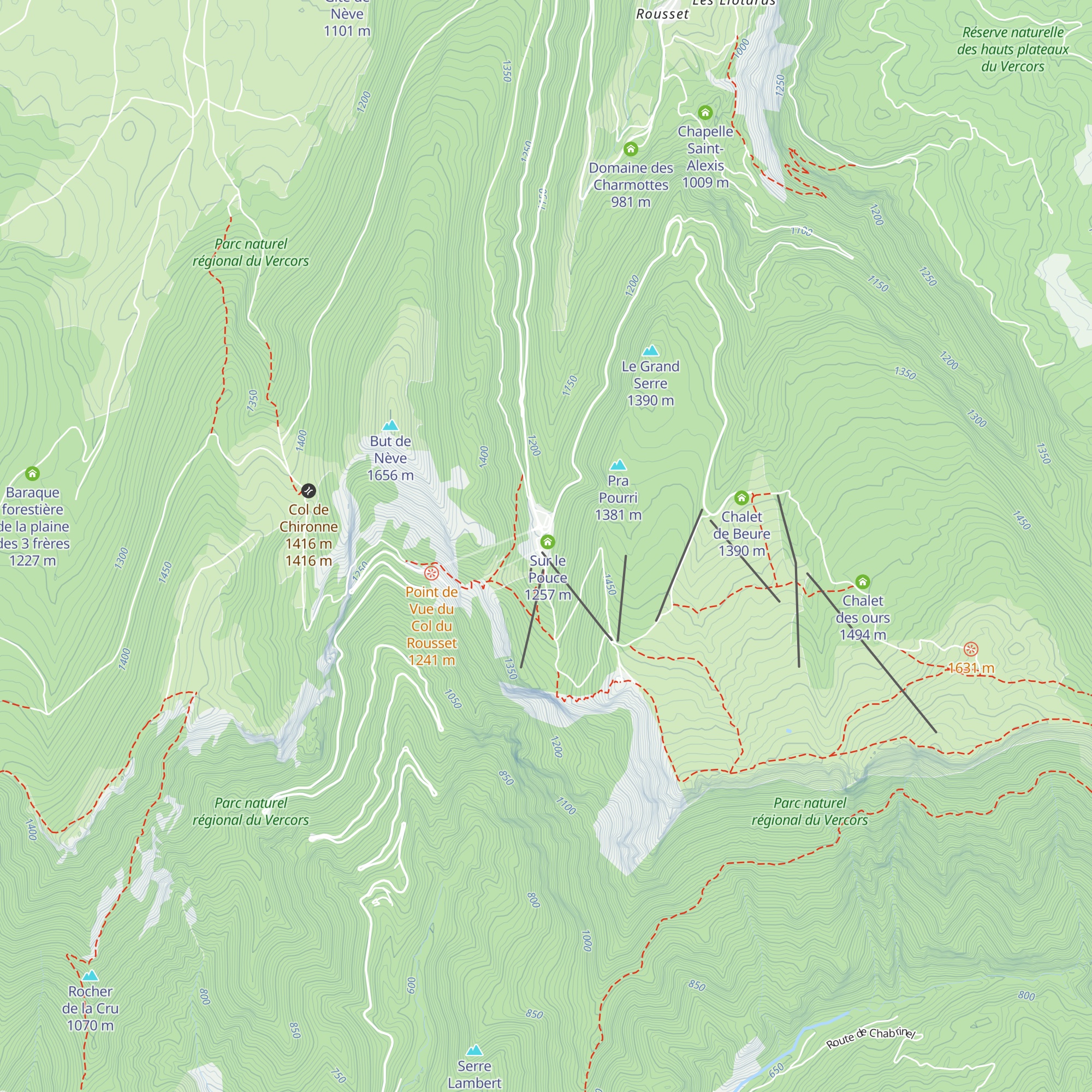 Les Runes map
