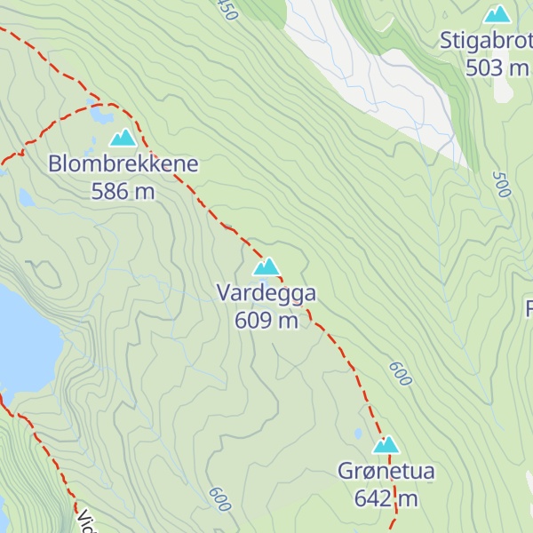 Map of Vardegga