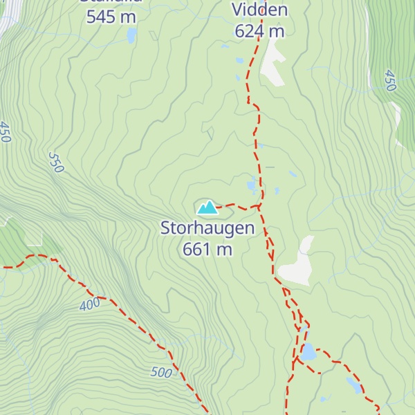 Map of Storhaugen