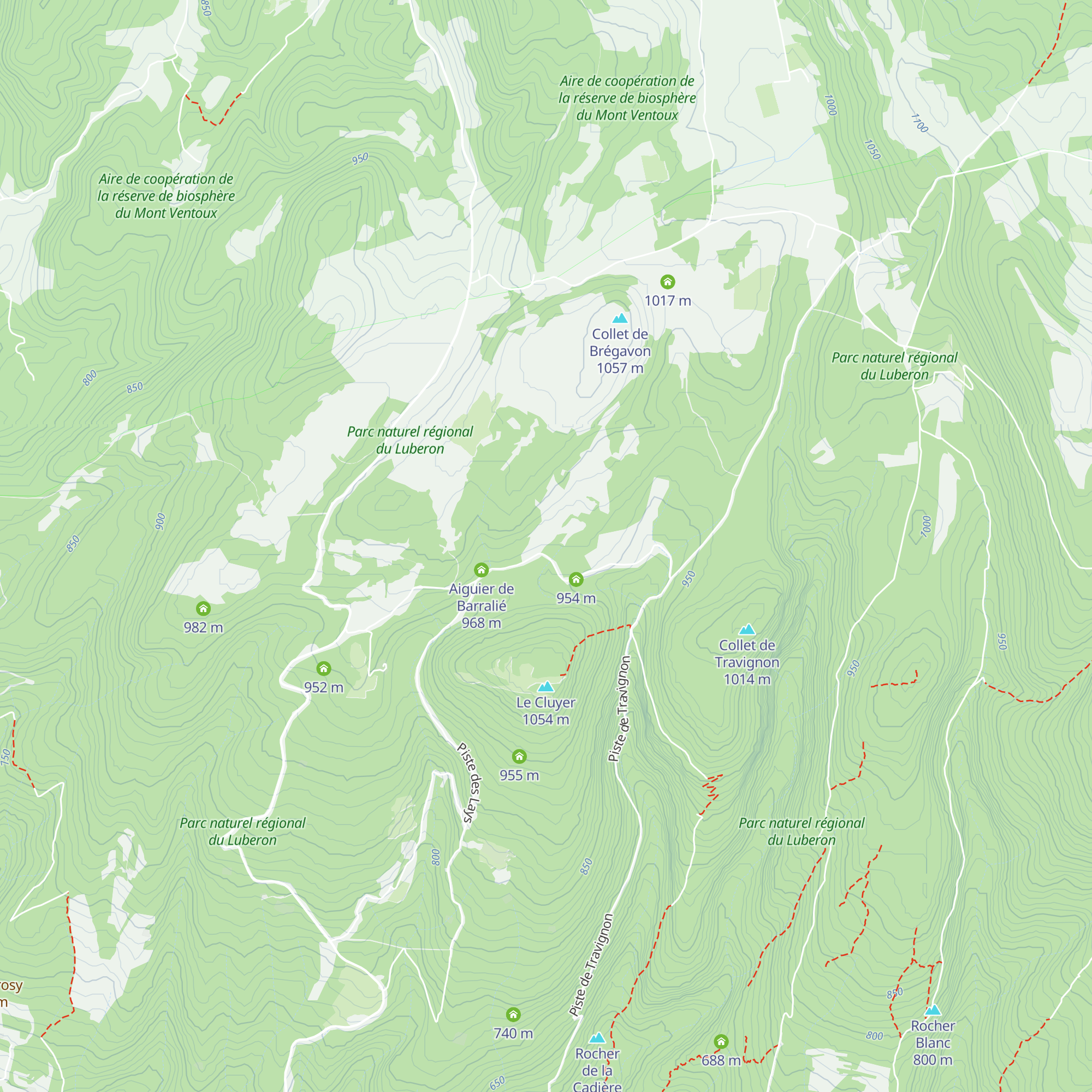 Borie de la Cassette map