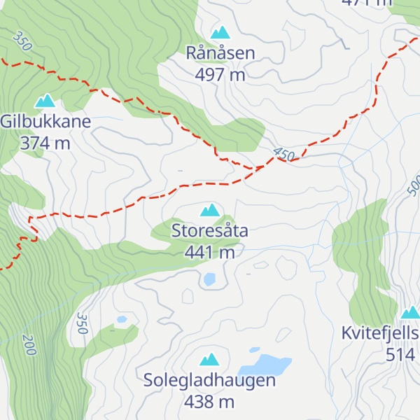 Map of Storesåta
