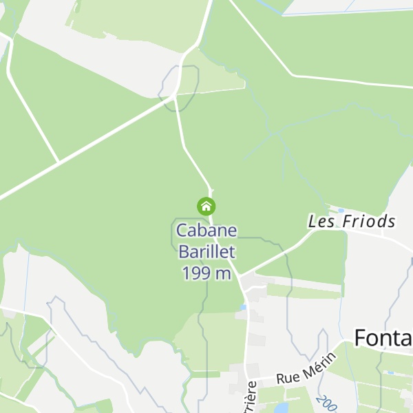 Map of Cabane Barillet