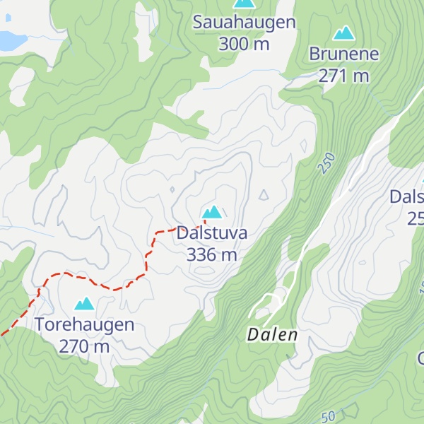 Map of Dalstuva