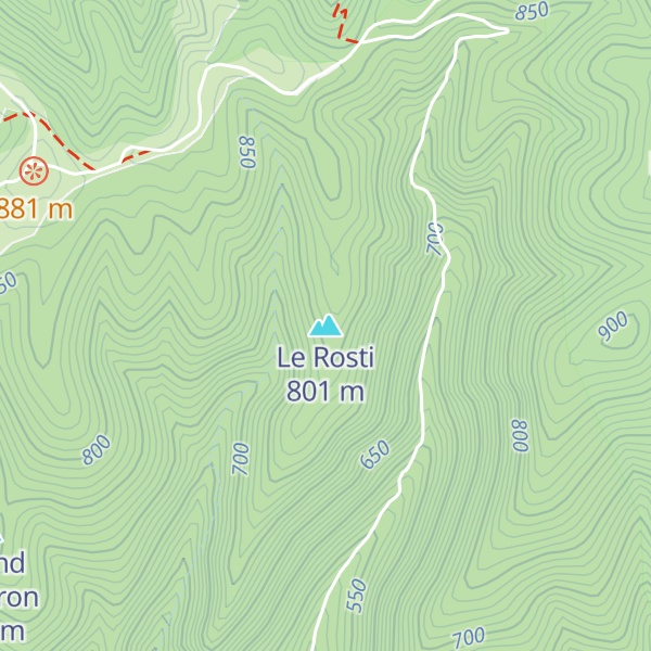 Map of Le Rosti