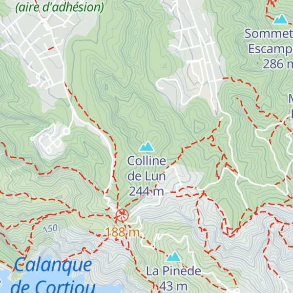 Map of Colline de Lun
