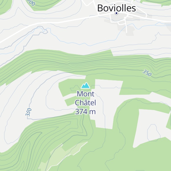 Map of Mont Châtel